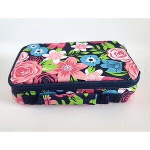 Fit & Fresh Bento Lunch Set 9 Pc Floral w 2 Ice Packs Insulated Zip Bag NWOT